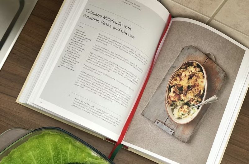 A photographed recipe page ready to convert into text